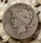 1922 peace silver dollar coin
