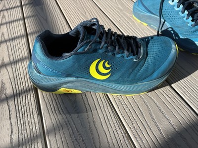 Topo Athletic Ultraventure 4 Mens Trail Running Shoes Blue Yellow Size 11.5 Men main image 4