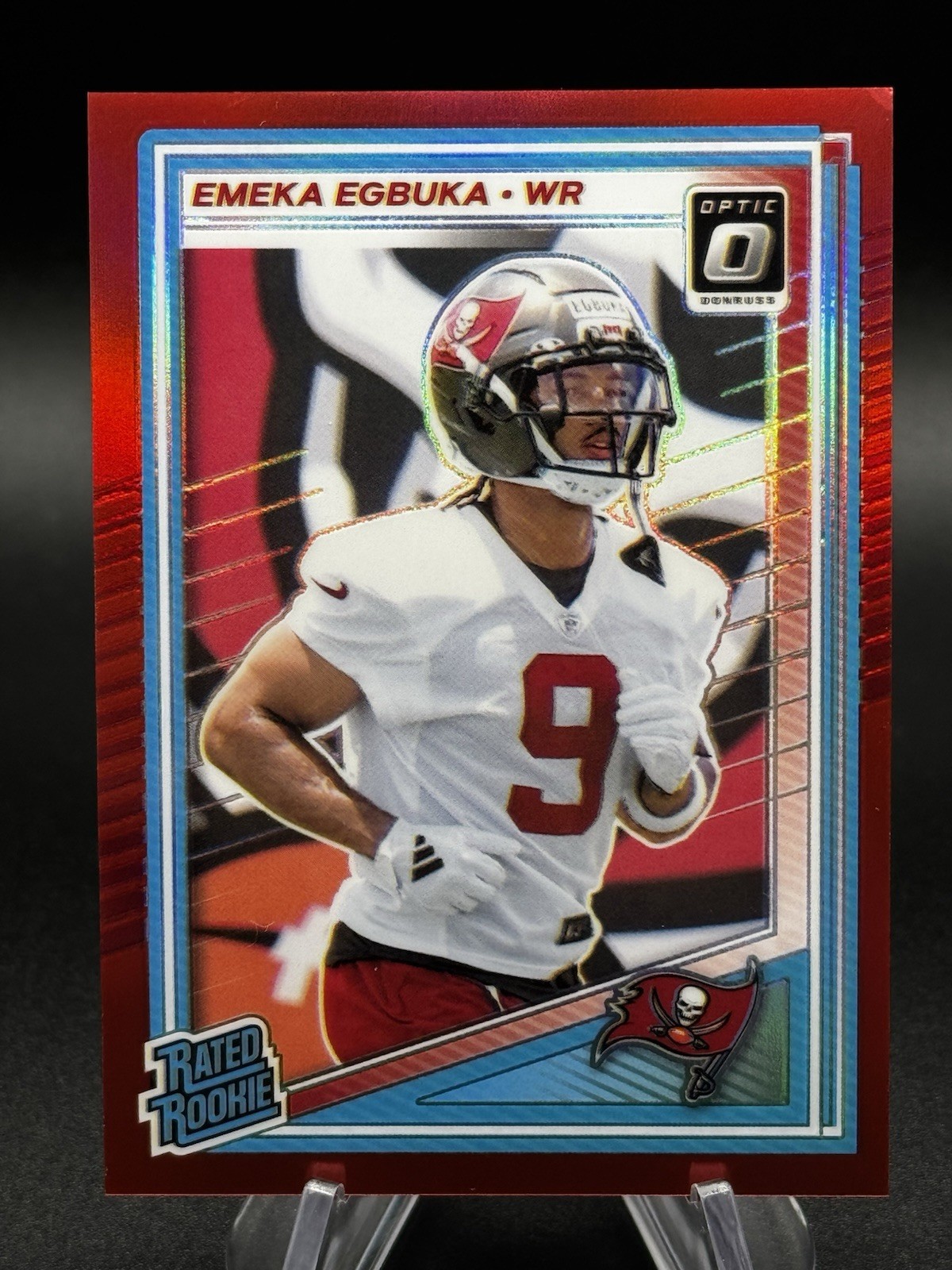 2025 Donruss Optic Emeka Egbuka Red Rated Rookie 23/149 #265