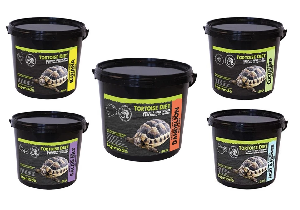 Komodo Tortoise Food 2Kg Fruit & Flower Cucumber Dandelion Banana Salad Mix