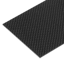 1 Pcs Carbon Fiber Sheet 125x75x1.5mm Glossy Surface Plain Weave Panel Sheet