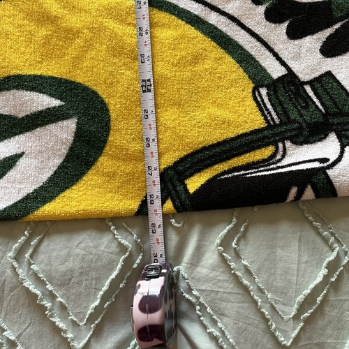 VTG Green Bay Packers TM@ 1998 NFLP Beach Towel NFL Football Pre-owned. - Picture 11 of 12