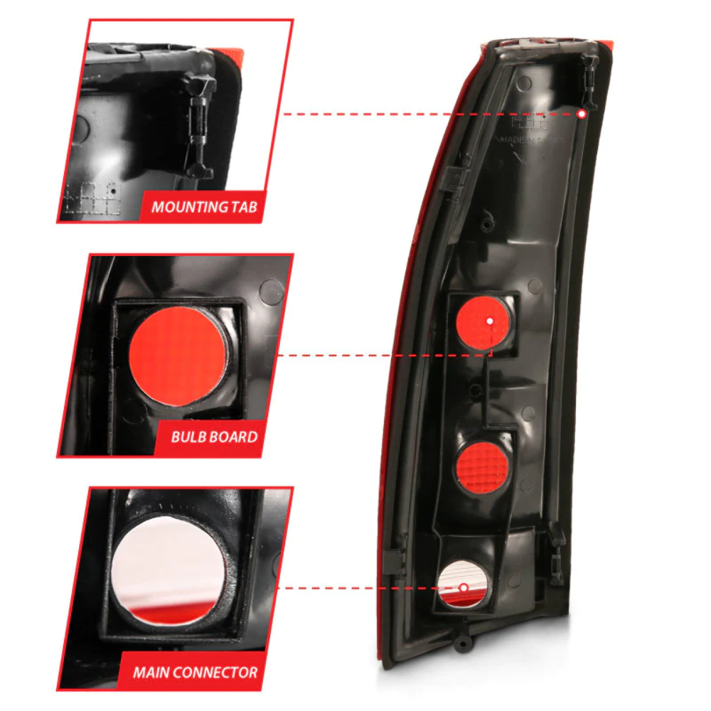 ANZO 311301 TAIL Light Set FITS 1988 1999 chevy c1500 ANZO 311301 TAIL Light Set FITS 1988 1999 chevy c1500