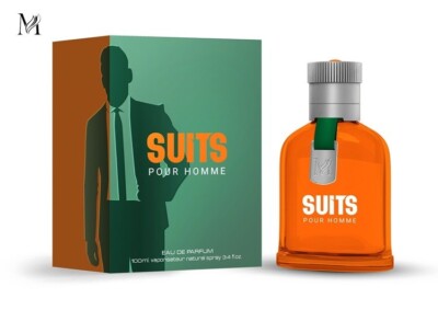 SUITS POUR HOMME Designer EDT Cologne 3.4 oz Spray by MCH Beauty Fragrances