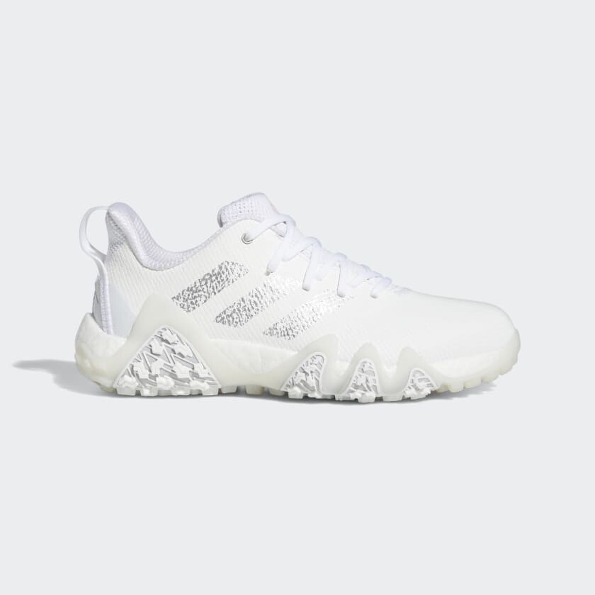 NIB NEW Adidas Women's CODECHAOS 22 Golf Shoes White Silver