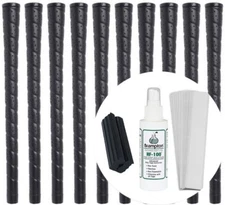Star Mens Classic Wrap Golf Grips Set of 10 w/ Grip Kit - Made in the USA