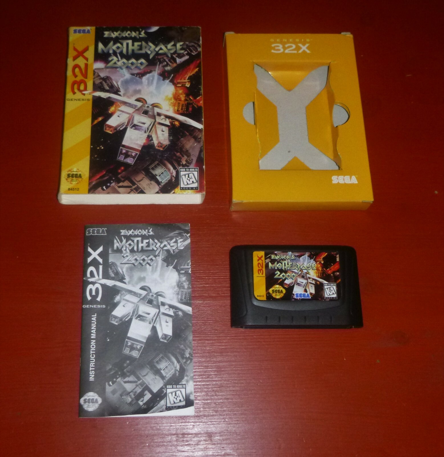 Zaxxon's Motherbase 2000 (Sega 32X, 1995)-Complete