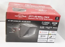 Keystone 80W CCT Outdoor LED Wall Pack Light Fixture Replaces 250W-320W MH