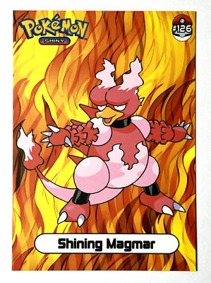 2024 SHINY POKEMON Card #126 MAGMAR Kanto Peru Edition