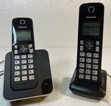 PANASONIC KX-TGC350 Cordless Phone System with 2 Handsets, Base  Chargers