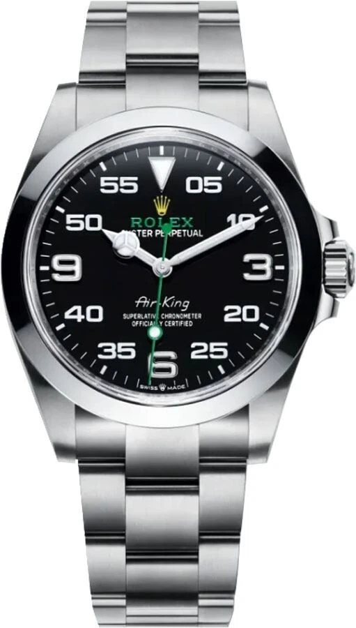 Rolex Oyster Perpetual Air-King 126900 Black Dial Stainless Steel Men's Watch