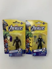 Marvel Epic Hero Series Black Panther & Thor Figure 4" Avengers Super Hero