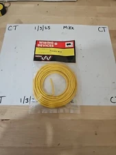 NEW 14 Gauge Copper Primary Wire 15 ft YELLOW Whitco No 61144