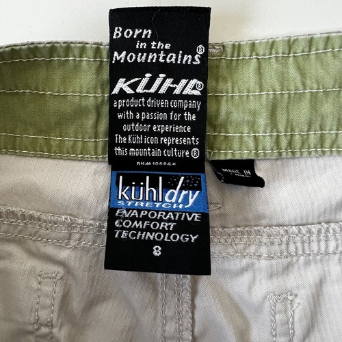 Kuhl Dry Pants Women’s Hiking Outdoor Stretch Beige Capri Crop Quick Dry Sz 8 - Picture 4 of 9