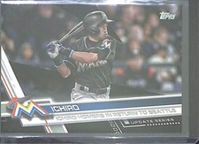 2017 Topps Update Black Checklist #US80 Ichiro No 24 of 66 
