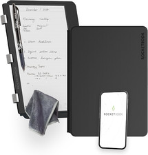 Rocketbook Pro 2.0 Smart Notebook Black 20 Sheets Lined Dot Grid Letter Size