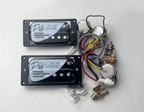Guitar Humbucker Pickup with 2T1V Wiring Harness Pre-wired - Picture 21 of 24