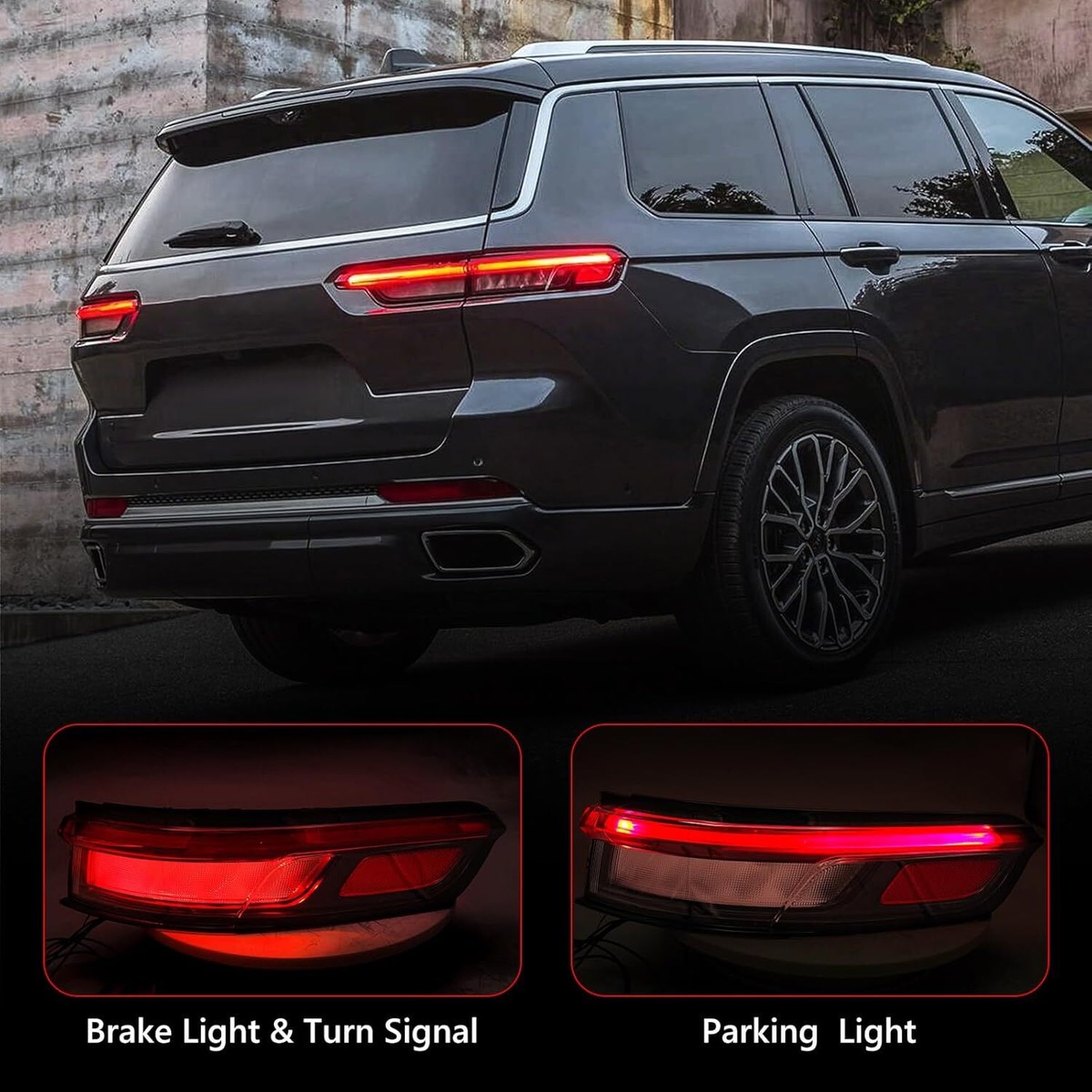 Right Side Tail Light For 2022-2024 Jeep Grand Cherokee LED Rear