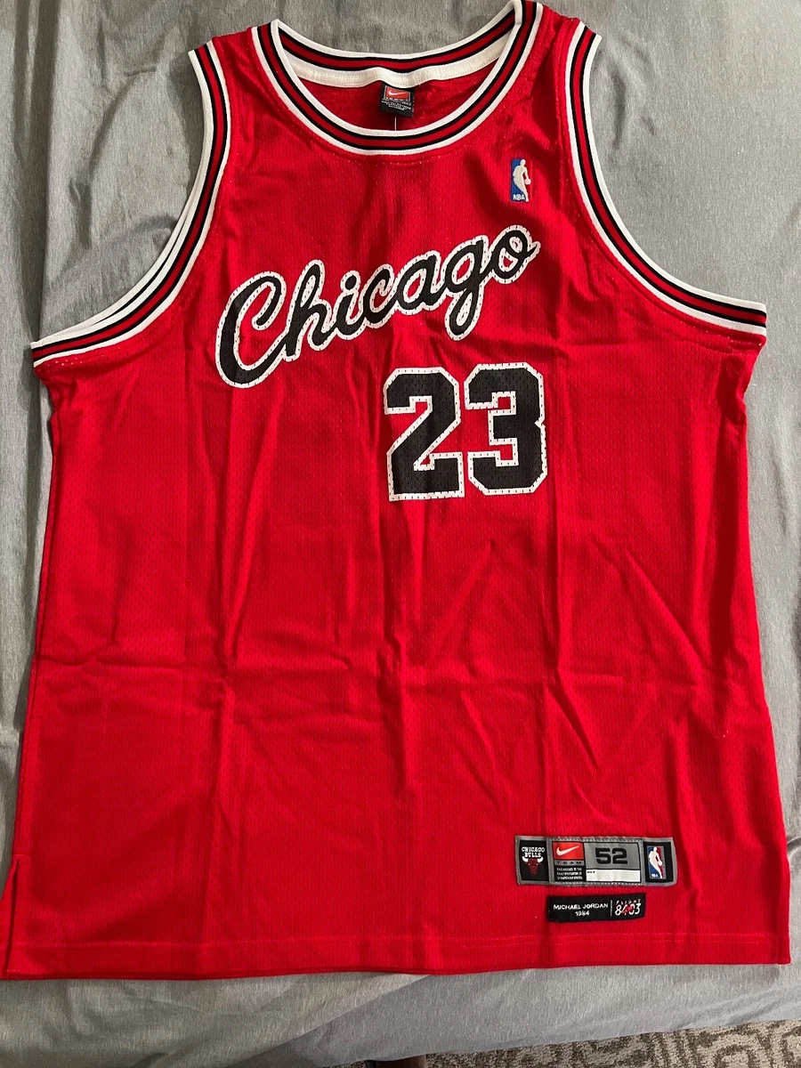 Authentic Michael Jordan Vintage Nike 1984 Bulls Home Rookie
