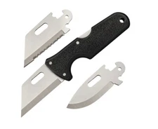 Cold Steel Click N Cut Replaceable 420J2 Blade Knife ABS Handle Black Folding !