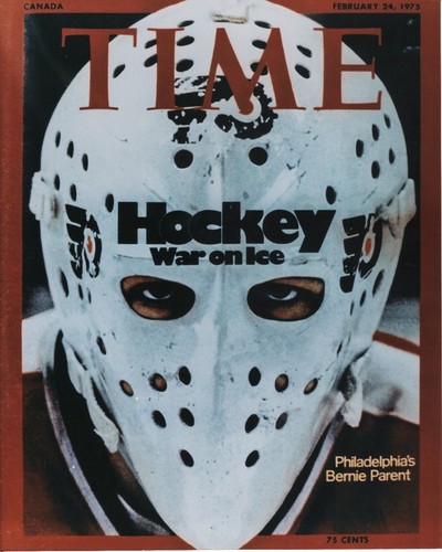BERNIE ELTERN 8X10 FOTO HOCKEY PHILADELPHIA FLYER NHL MASKE BILD