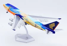 For 1:200 SQ Wings Singapore Airlines Boeing B747-400 Diecast 9V-SPL Flap Down