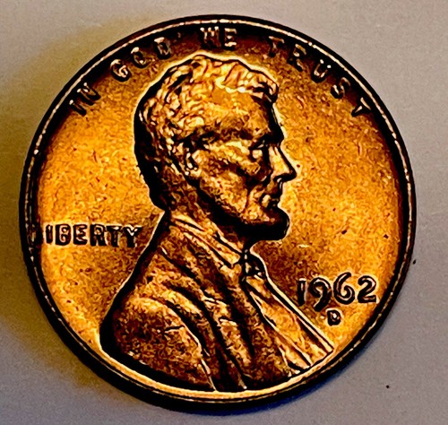 1962 D Lincoln Memorial Cent With An RPM And Doubled Die Obverse - Picture 2 of 8