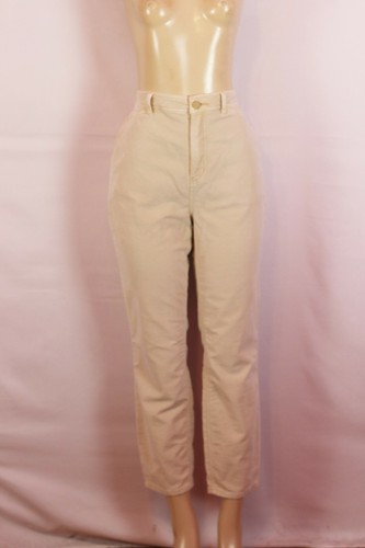 BRAND NEW FREE PEOPLE BEIGE HIGH WAIST MOON RISING CORDUROY PANTS SIZE ...
