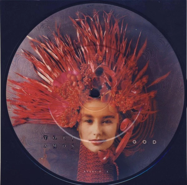 TORI AMOS 7" God UK 2-Sided PICTURE DISC 1994 w/INSERT rare MINT / UNPLAYED ! - Image 2 of 4