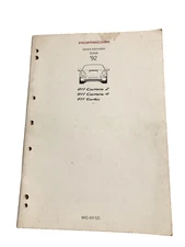 Porsche 911 Carrera 2 4 Turbo 1992 OEM Shop Service Repair Manual Engine Guide
