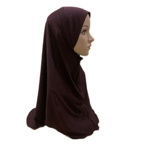 Muslim Women Hijab Full Cover Cap Hijab One Piece Amira Headscarf Shawl Arab New - Picture 4 of 29