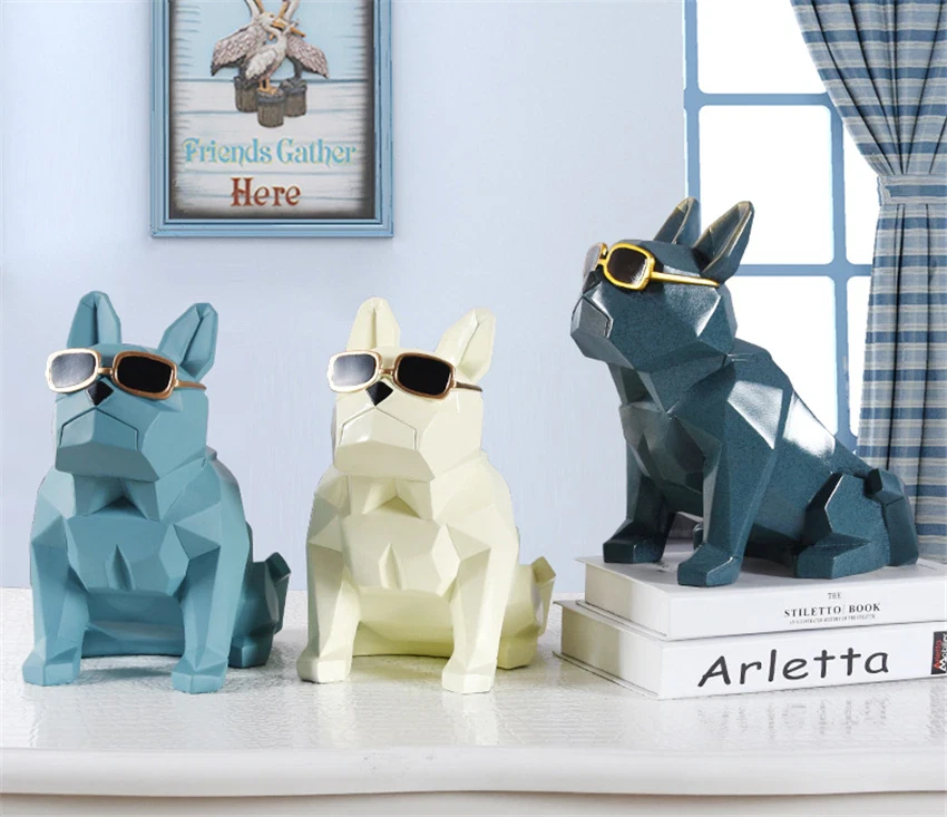 New Nordic Geometric Cool Dog Wine Rack Bottle Holder Stand Home