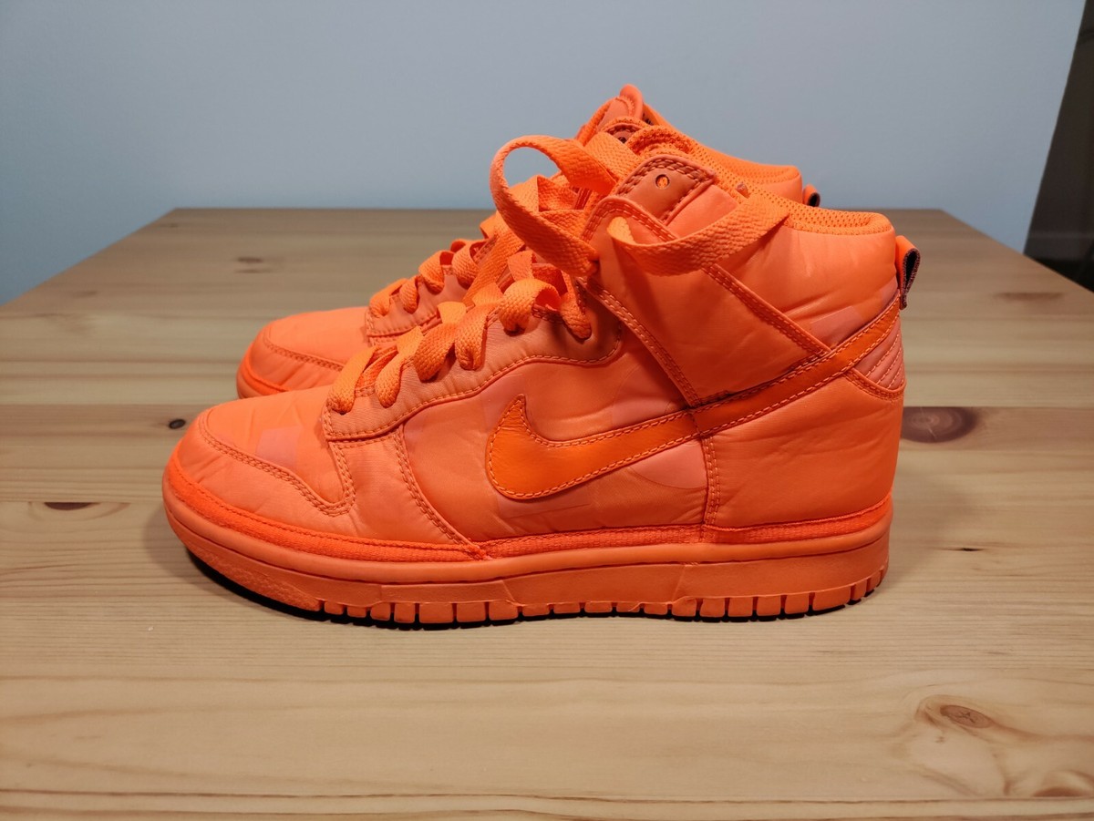 Nike Dunk High X Nylon TZ Orion Orange RARE Women Size 7 Nike Dunk High X Nylon TZ Orion Orange RARE Women Size 7