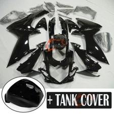 Black Fairing Kit w/ Full Tank Cover Fit for 2011-2023 Suzuki GSXR 600 GSXR 750 