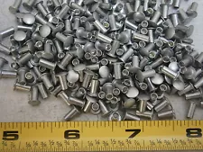 Chicago R4012x1/4 Semi-Tubular Rivet 1/8 x 1/4 Aluminum Lot of Lot of 100 #4564