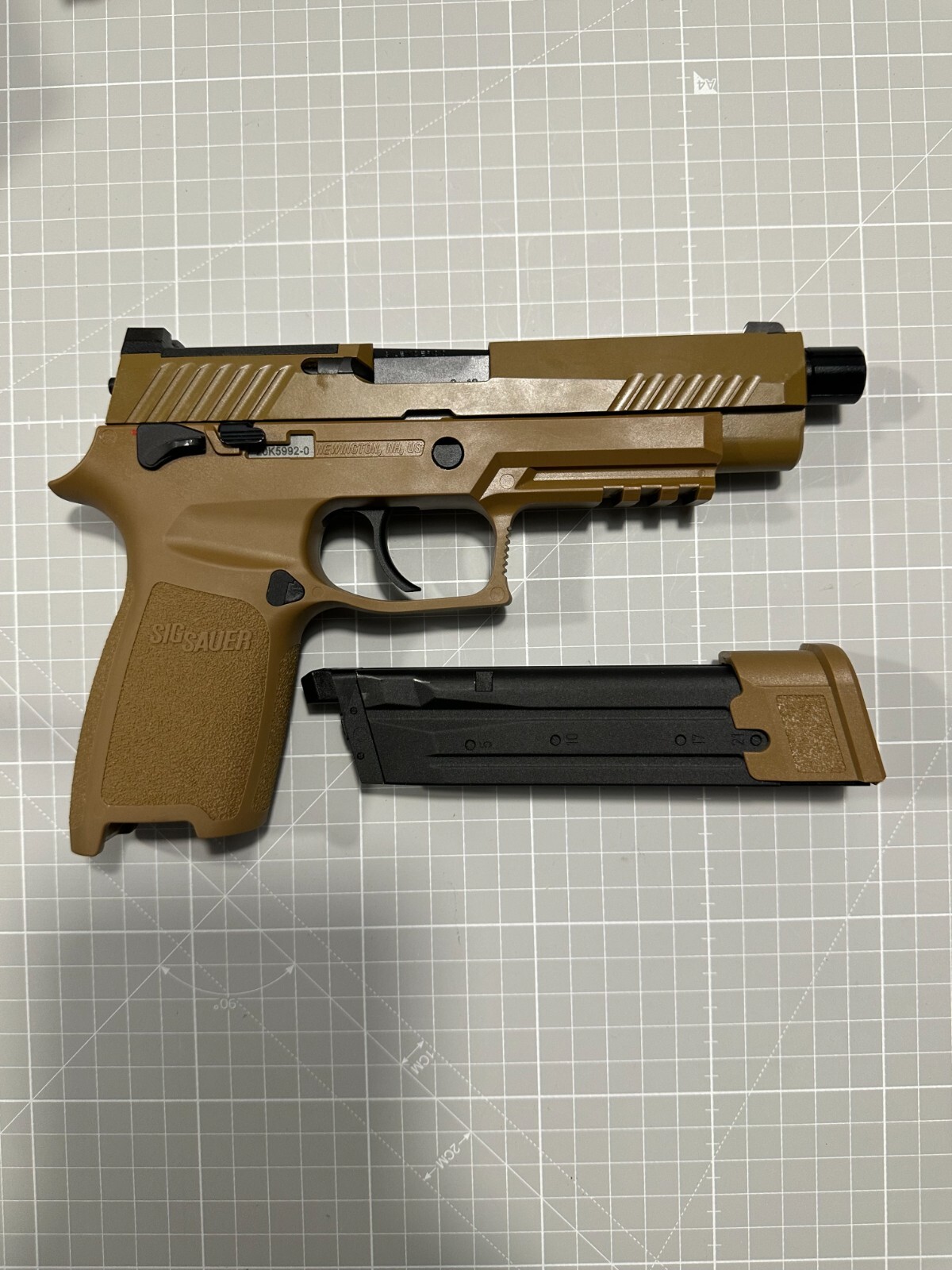 Sig Sauer Pro Force M17 Green Gas Blowback Airsoft Pistol CoyoteTan