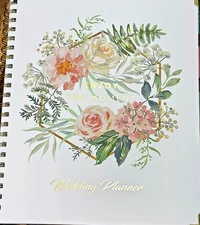Wedding Planner And Organizer Book Floral Wreath Enjoy The Moment NEW