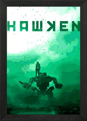 Hawken Mech Pilot Gerahmtes Wandbild Poster Leinwanddruck Bild