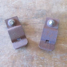 78 79 80 81 82 CHEVY CORVETTE ORIGINAL GM DASH PAD CLIPS WITH SCREWS SET OF 2