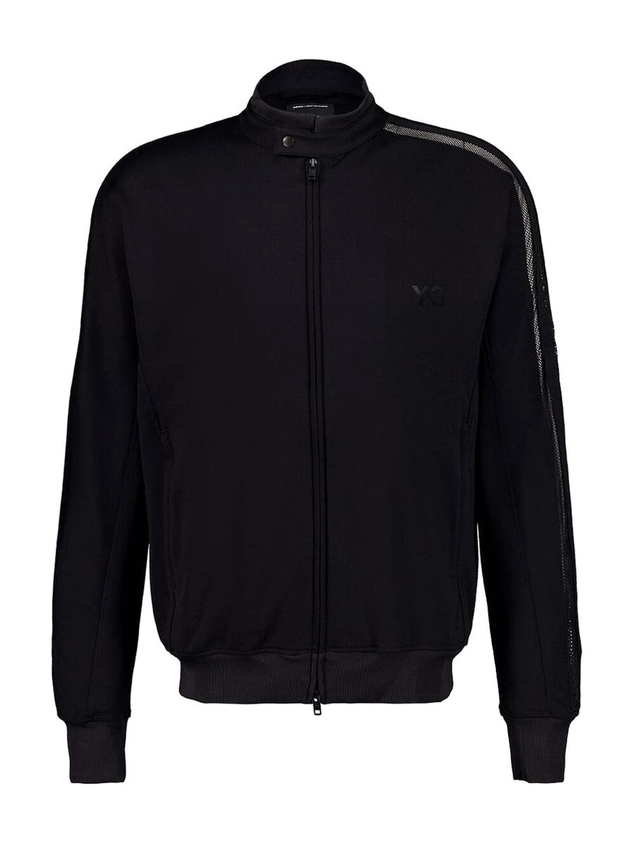 adidas Y-3 Triple Black See Through Stripes Top Full Zip Classic
