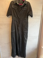 Shein Size 14 Black And White Sticker Jumpsuit / Boiler Suit