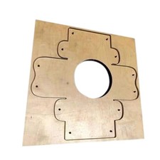 Napkin Case Wood Die Leathercraft Accessories Convenient Use Sturdy Leather