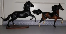 Breyer Trad Model Horse Lot ATP Power Wyatt  & Huckleberry Bey Arabian Stallion 