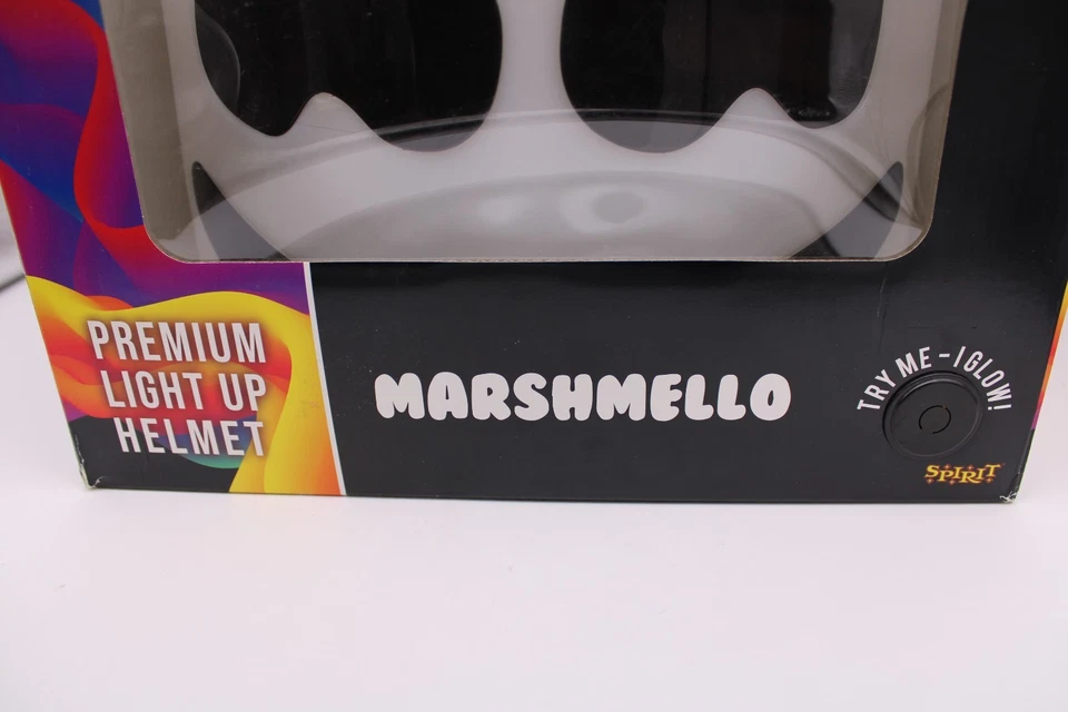 Marshmello DJ Premium Light Up Helmet Spirit Halloween Costume VIDEO - Image 3 of 4