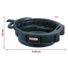 Vasca per la raccolta olio 17 litri, Ø 445 mm 