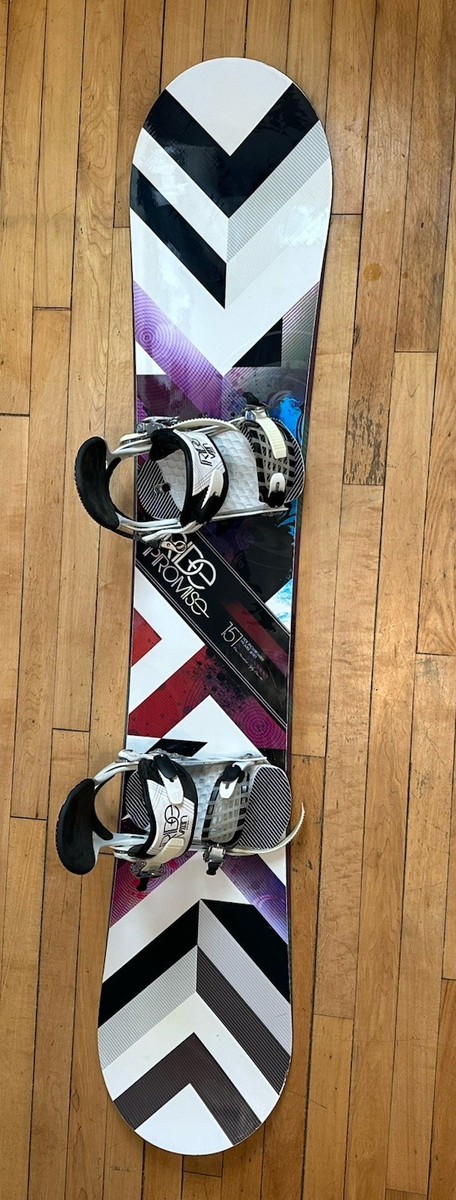 Ride Promise Snowboard 151 w/ Ride Vixix Bindings FREE FAST