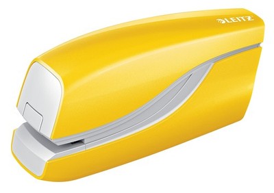 Leitz Electric Stapler, 10 Sheet Capacity, Battery Powered, WOW Range, 55661016