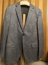 Ermenegildo Zegna Sakko Wolle Kaschmir Gr. 50 Grau NP 1450€