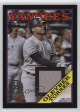 2023 Series 1 1988 Topps Baseball Relics Black 7/199 Gleyber Torres #88R-GT 1j1i