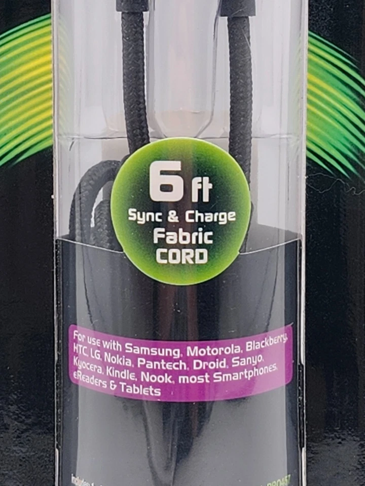 Duracell 6ft Micro USB Charger for Blackberry, Droid, Kindle, LG, Nokia, Nook - Image 2 of 4